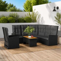 Practical 3 Piece Outdoor Furniture Lounge Set