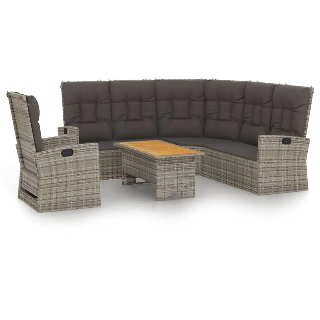 3 Piece Garden Lounge Set for Outdoor Use
