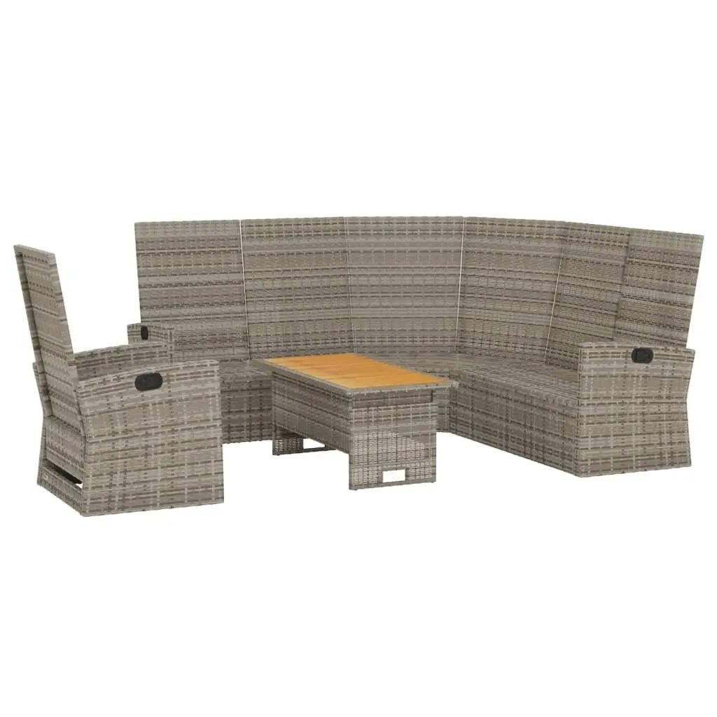 3 Piece Garden Lounge Set for Outdoor Use
