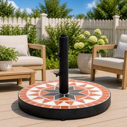 Practical Round Umbrella Stand for Patios