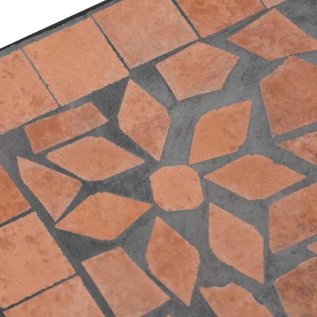 Parasol Base Square Brown Terracotta Outdoor Umbrella Stand Weight Patio