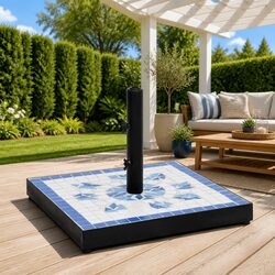 Practical Use of the Square Blue White Parasol Base