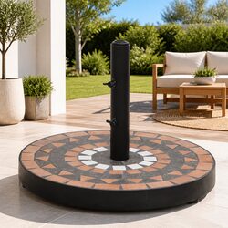 Practical Round Umbrella Stand for Patio or Garden