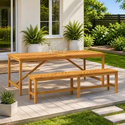 Versatile 180cm Garden Bench for Outdoor Use