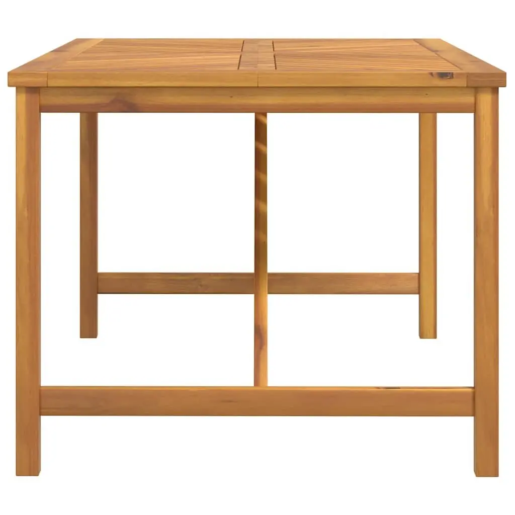 Garden Dining Table 150x90x74 cm Outdoor Furniture Brown Solid Wood