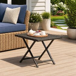 Practical Folding Table for Garden Use 45x35x32 cm