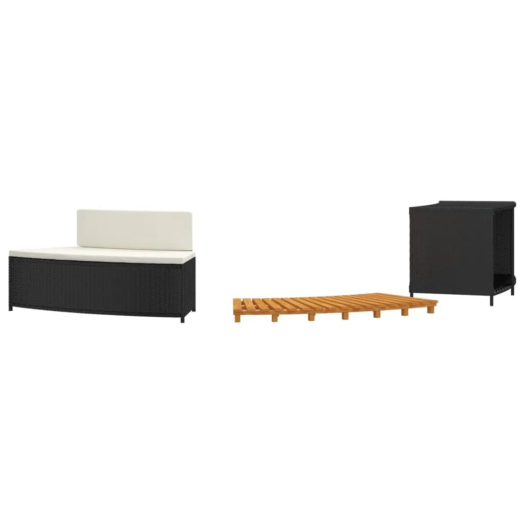 Hot Tub Surround with Bench for Outdoor Use
