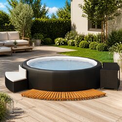 Functional Hot Tub Surround Perfect for Spa Days
