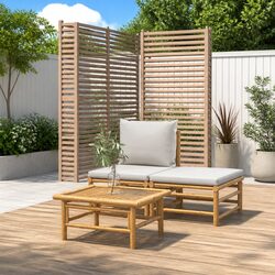 Practical 3-Piece Lounge Set for Your Garden