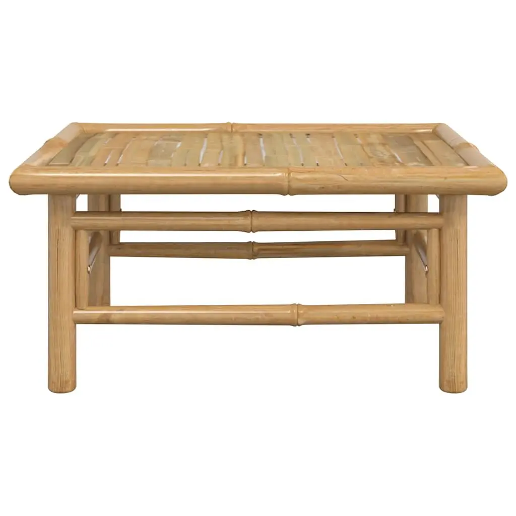 Outdoor Garden Table Bamboo 65x55x30cm Brown