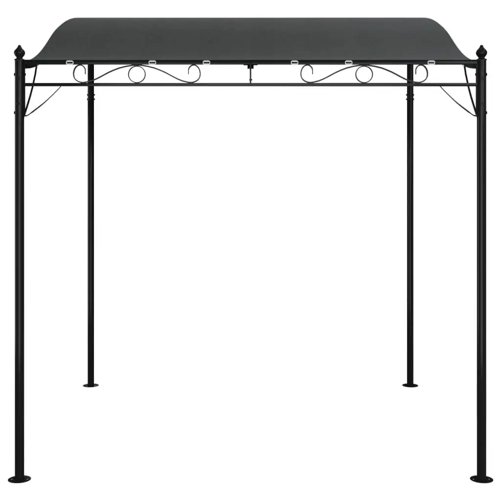 Canopy Steel Frame 2x2.3m Anthracite Outdoor Garden Gazebo Tent Waterproof