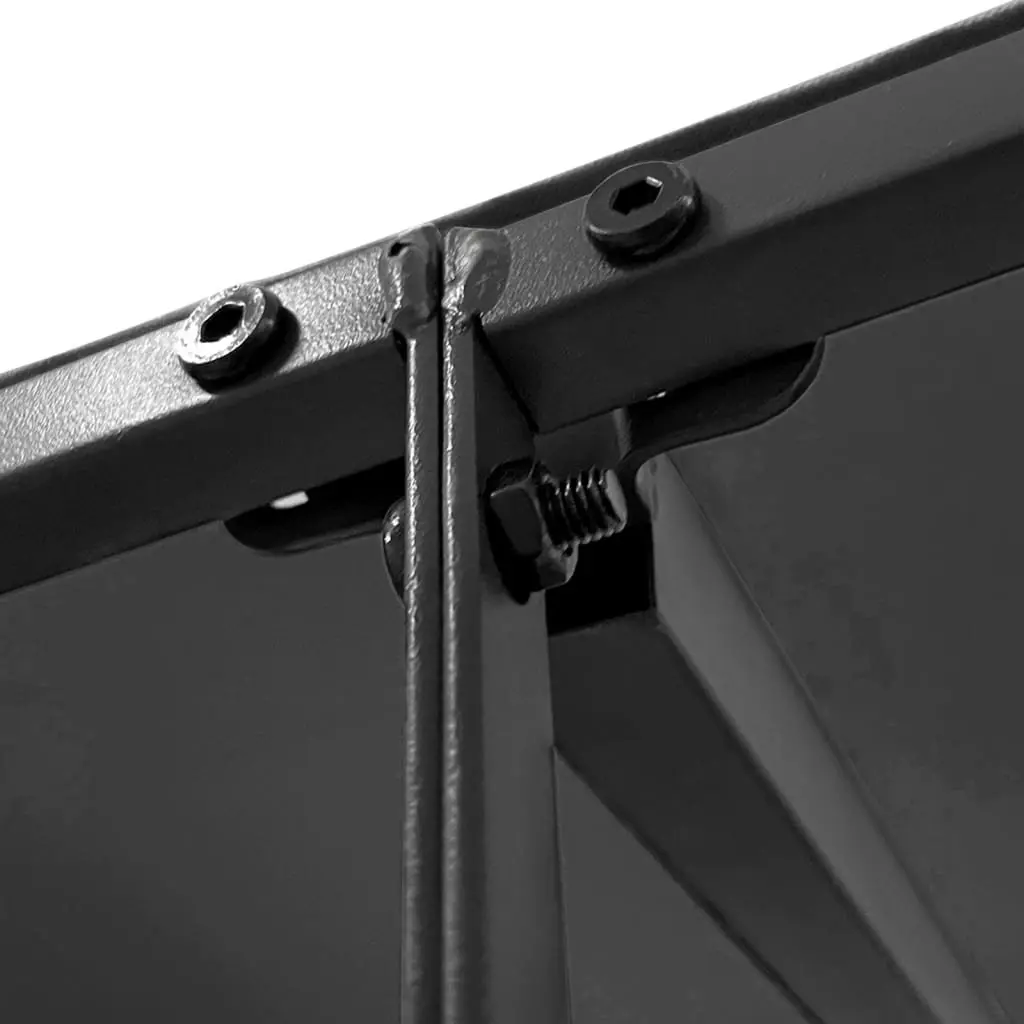 Canopy Steel Frame 2x2.3m Anthracite Outdoor Garden Gazebo Tent Waterproof