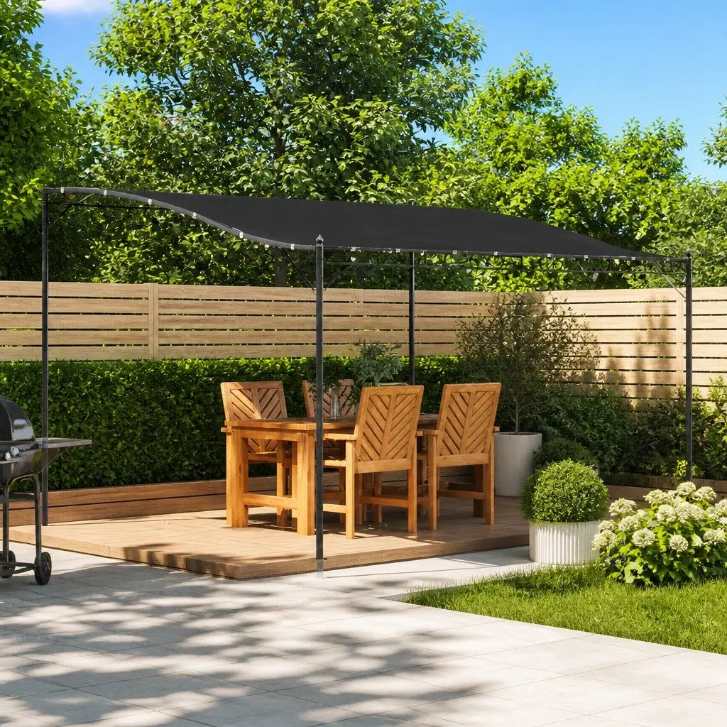 Canopy Steel Frame 4x3 m Anthracite Outdoor Garden Gazebo Tent