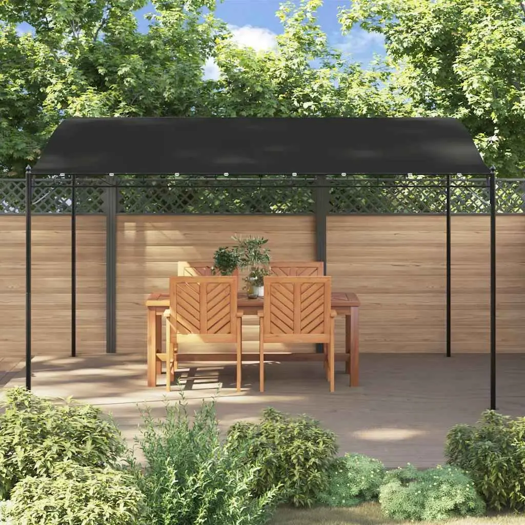 Canopy Steel Frame 4x3 m Anthracite Outdoor Garden Gazebo Tent