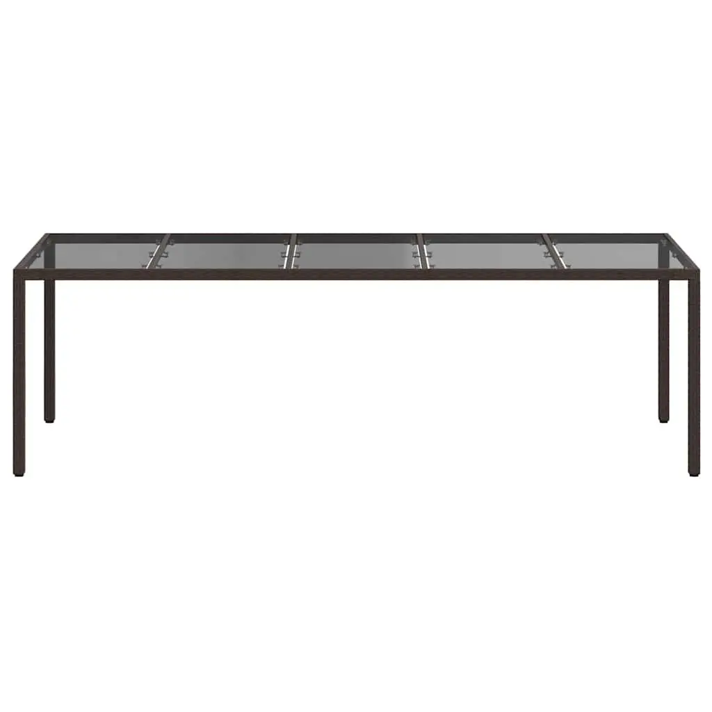 Garden Dining Table for Outdoor Use 250x100x75cm
