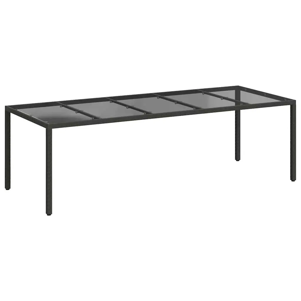 Black Garden Table for Outdoor Dining