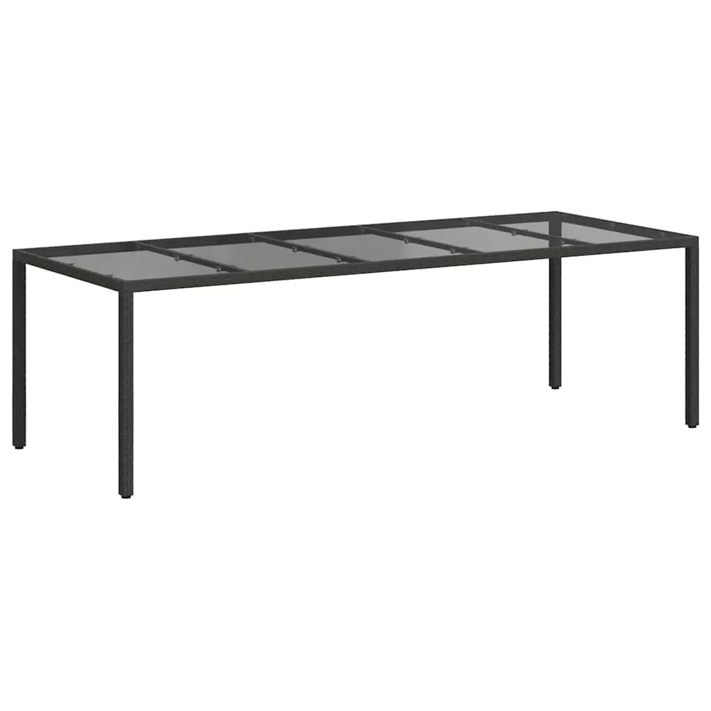 Black Garden Table for Outdoor Dining