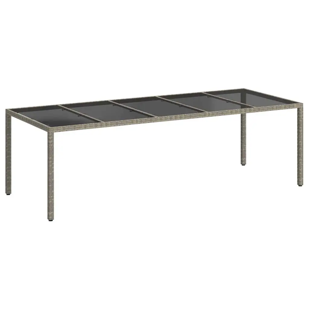 Grey Dining Table for Outdoor Spaces 250x100x75cm