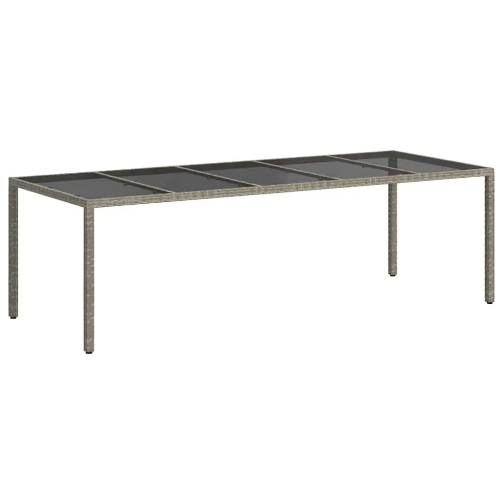 Grey Dining Table for Outdoor Spaces 250x100x75cm