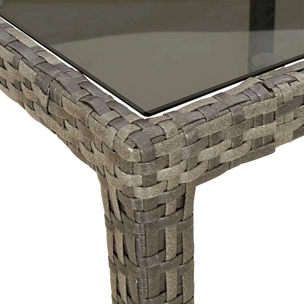 Grey Dining Table for Outdoor Spaces 250x100x75cm