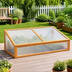 Practical Wooden Greenhouse for Everyday Gardening Needs