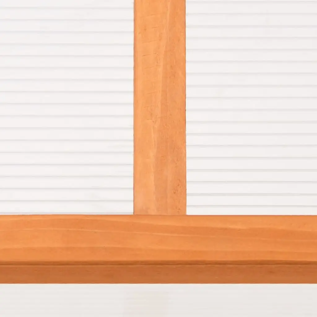 Wooden Greenhouse Fir Wood 110x56x39 cm Orange Garden Plant Protection