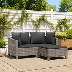 Practical 3 Piece Lounge Set for Your Outdoor Oasis