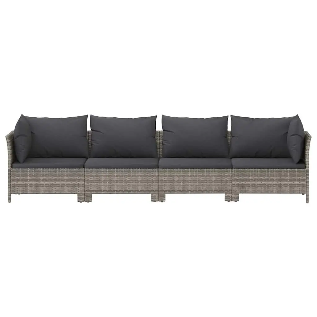 4 Piece Grey Lounge Set for Gardens