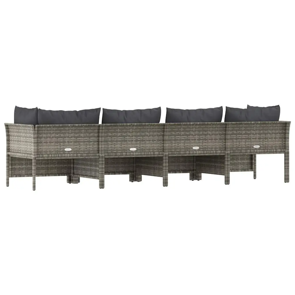 4 Piece Grey Lounge Set for Gardens