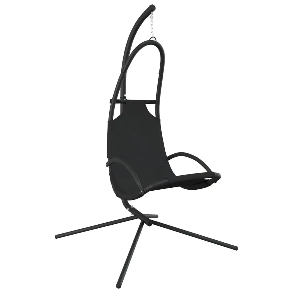 Garden Swing Chair Oxford Fabric Cream Steel Frame