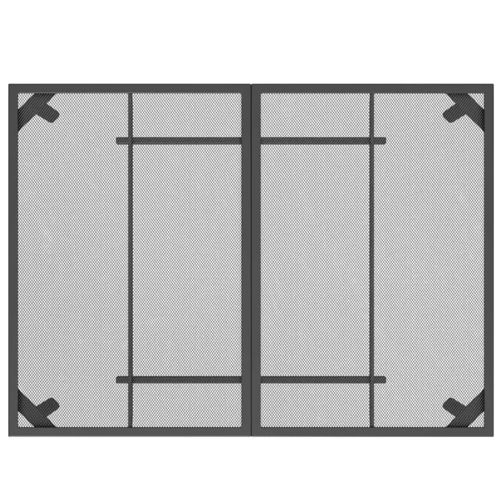 Garden Table Steel Mesh 110 x 80 x 72 cm Anthracite Outdoor Patio Furniture Contemporary
