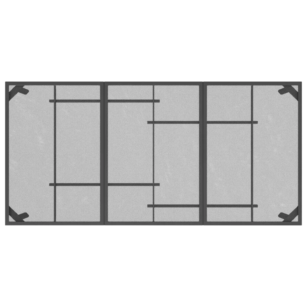 Anthracite Garden Dining Table for Outdoor Use 165x80x72cm