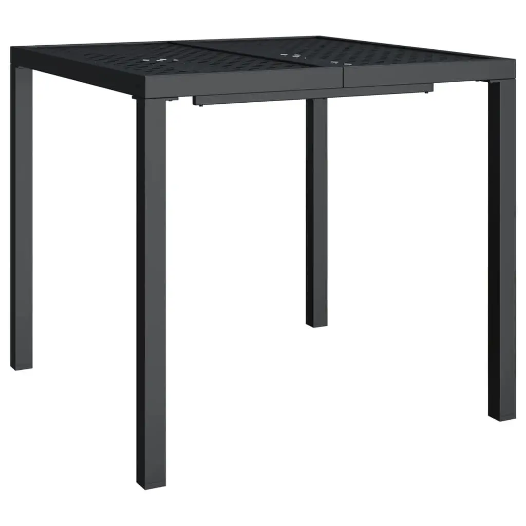 Anthracite Garden Table for Outdoor Use