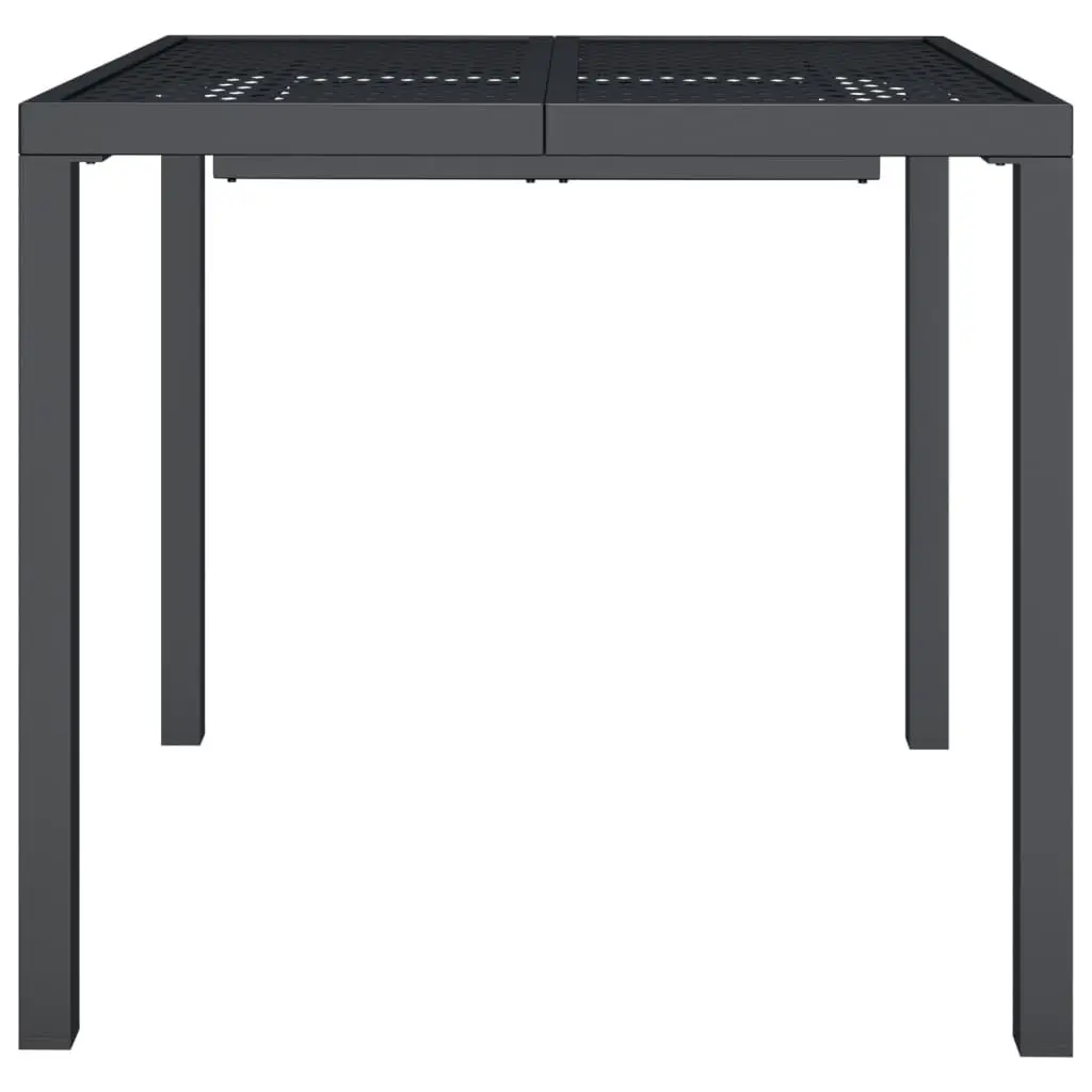 Anthracite Garden Table for Outdoor Use