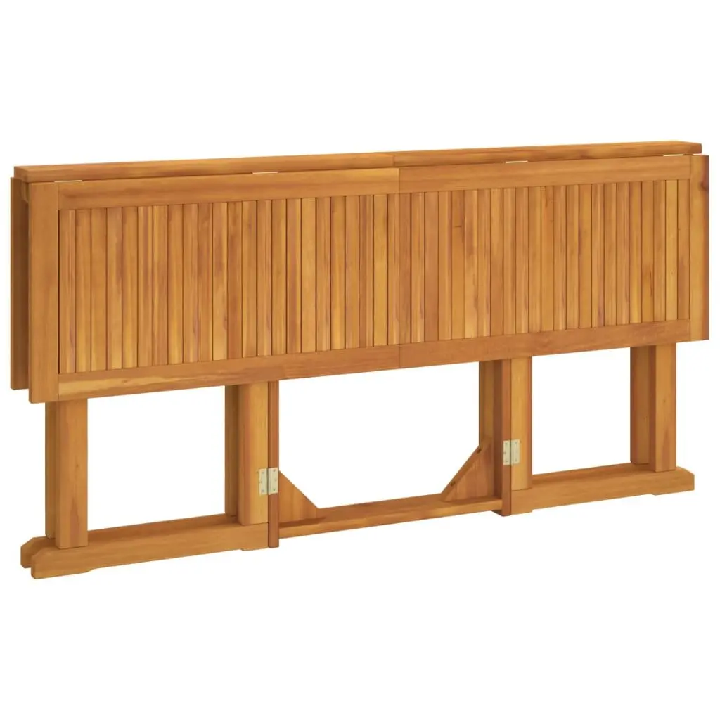 Folding Butterfly Garden Table Solid Teak Wood 150 x 90 x 75 cm Brown