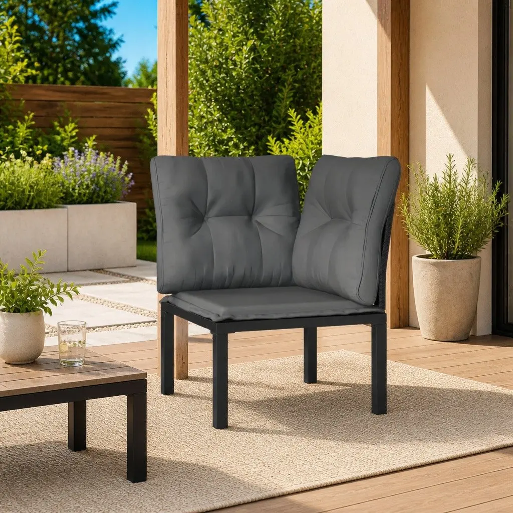 Outdoor Corner Chair for Relaxation and Dining