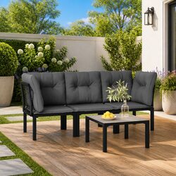 Functional Modular Garden Lounge Set for Outdoor Living