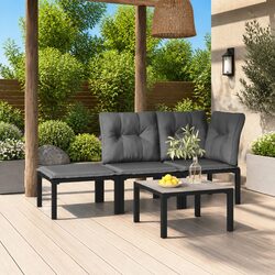 Versatile 4-Piece Garden Lounge Set for Any Outdoor Space