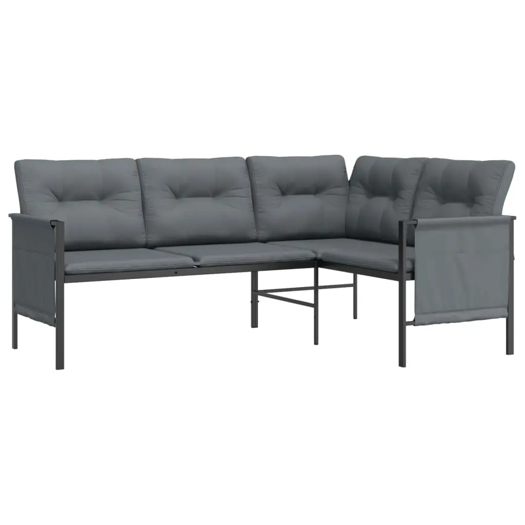 2-Piece Anthracite Lounge Set for Outdoors