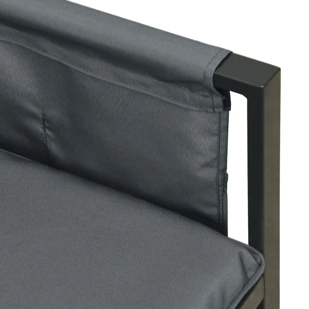 2-Piece Anthracite Lounge Set for Outdoors