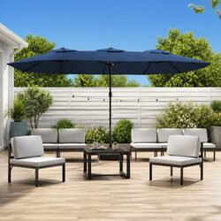 Practical Double-Head Garden Parasol for Your Home