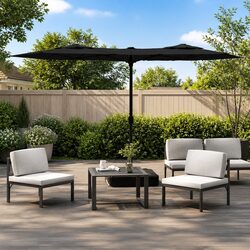 Practical Double-Head Parasol for Your Patio Needs