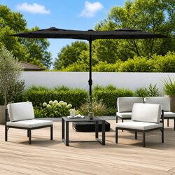 Double-Head Garden Parasol: The Perfect Addition to Your Patio