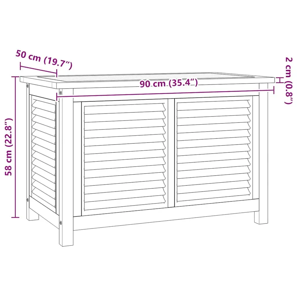 Garden Storage Box for Tools and More