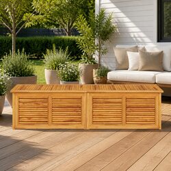 Practical Teak Wood Storage Box for Everyday Use