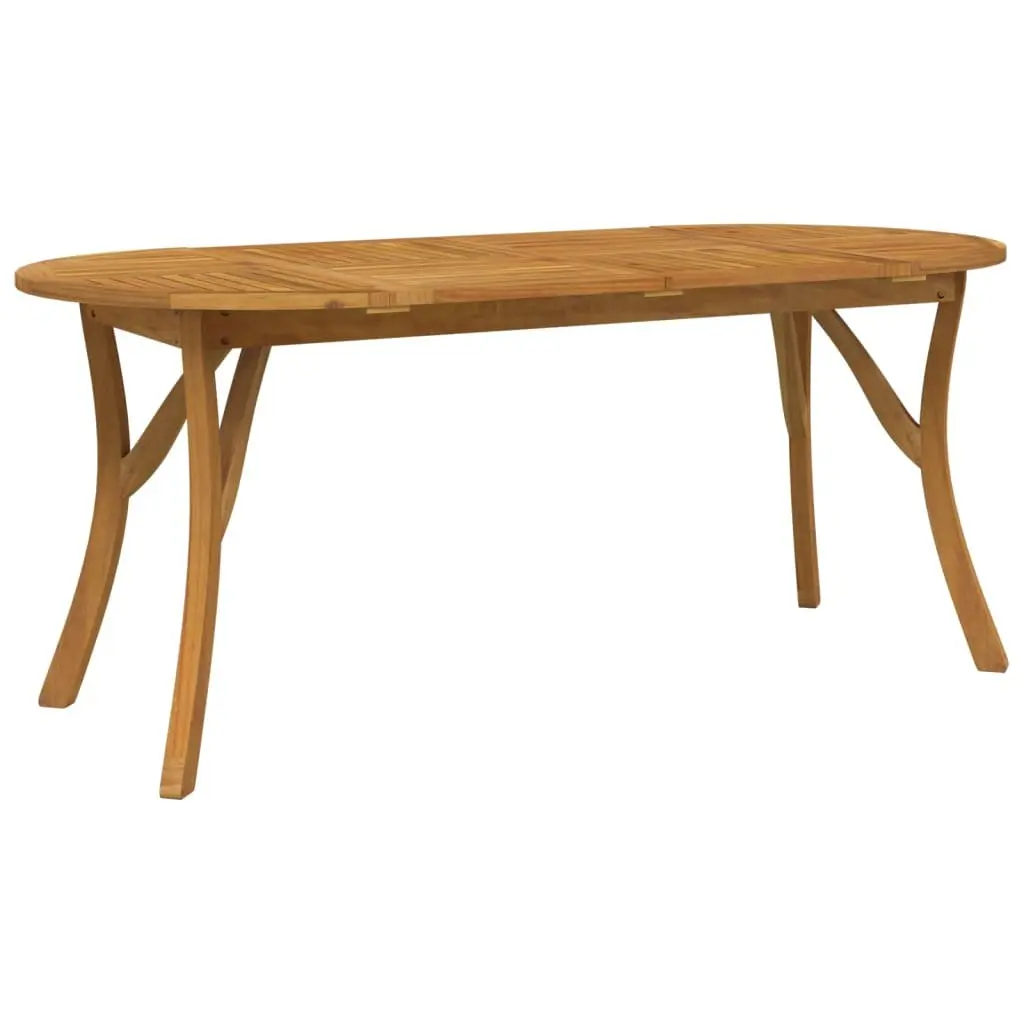 Garden Dining Table 200x90x75cm Solid Wood Outdoor Patio Furniture Brown