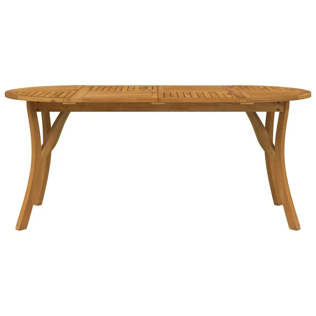 Garden Dining Table 200x90x75cm Solid Wood Outdoor Patio Furniture Brown