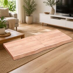 Versatile Solid Oak Wall Shelf 140x60cm for Your Home