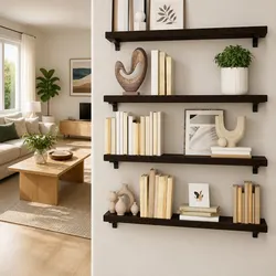 Wall Shelf for Versatile Home Use in Solid Oak 100x30cm