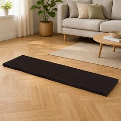 Practical Folding Dark Brown Oak Shelf for Every Room